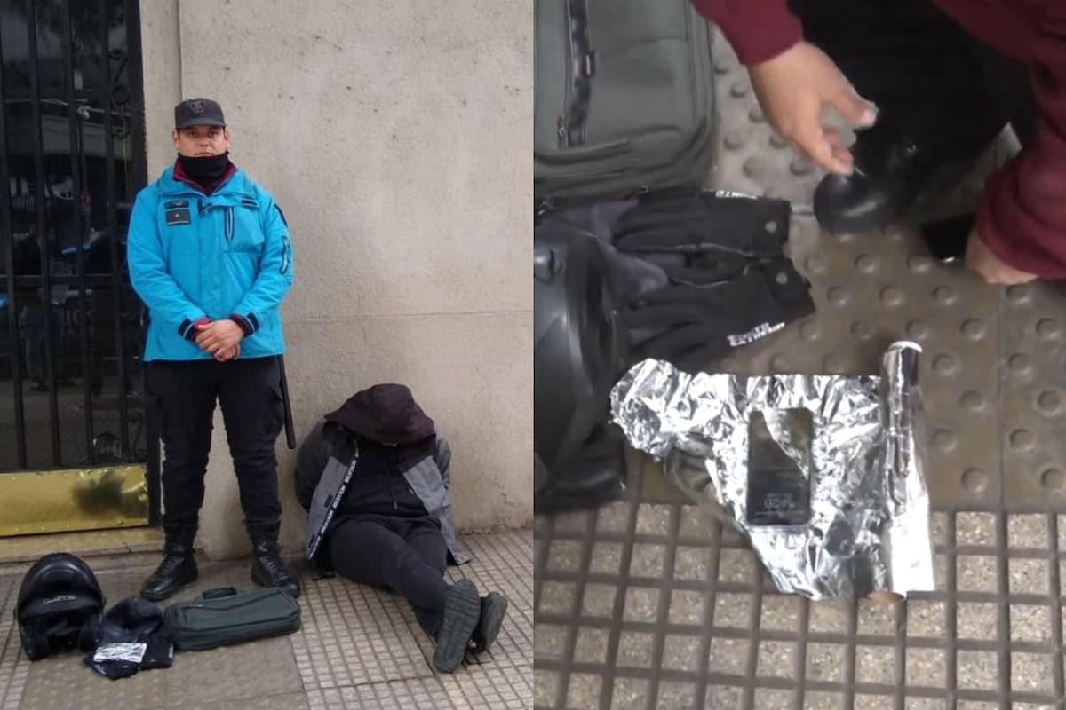 El delincuente fue detenido por la policía en una entrega controlada (Foto: Gentileza Policía de la Ciudad)