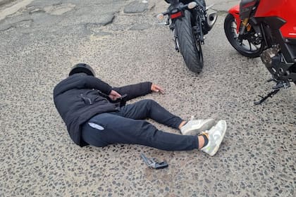 El delincuente murió en el lugar del hecho