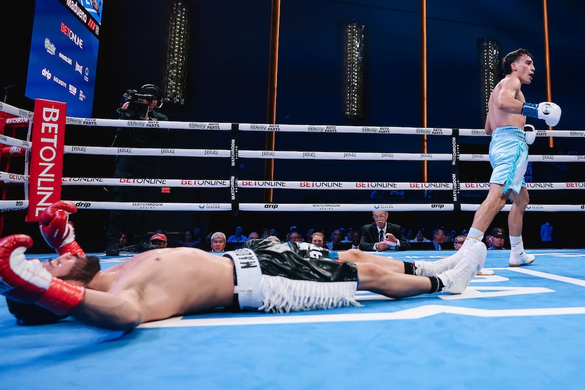 El demoledor KO de Alan Cháves a Madueño en Las Vegas