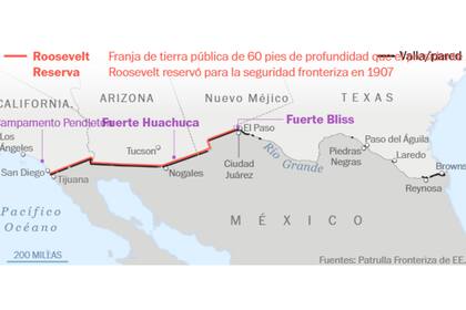 El Departamento de Defensa podrá controlar un tramo de tierra federal conocido como la Reserva Roosevelt, que abarca partes de Nuevo México, Arizona y California