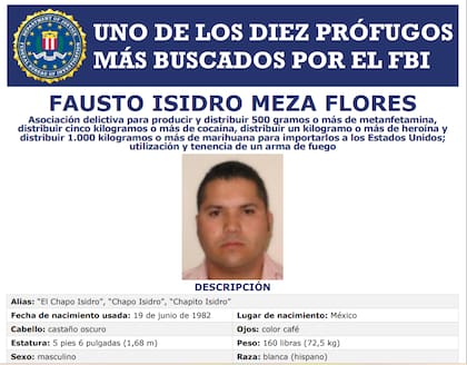 El Departamento de Estado ofrece una recompensa de hasta cinco millones de dólares por información sobre su paradero