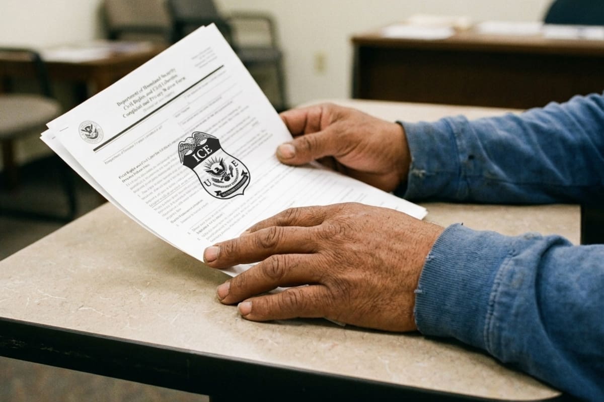 El Departamento de Seguridad Nacional (DHS) mantiene un formulario oficial para que inmigrantes y ciudadanos denuncien presuntas violaciones de derechos civiles durante operativos del ICE, detenciones migratorias o controles fronterizos