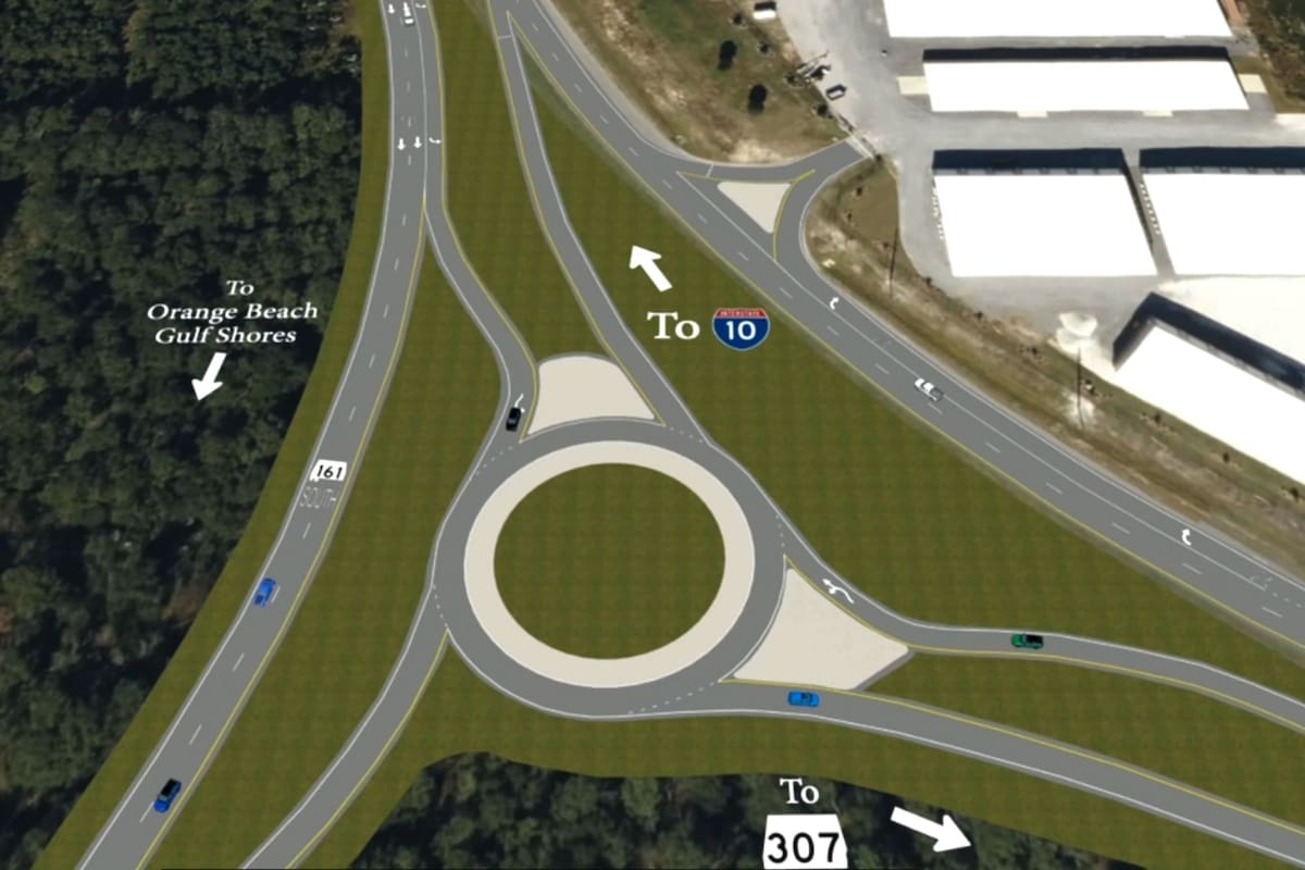 El Departamento de Transporte de Alabama informó cómo funcionará el nuevo puente