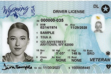 El Departamento de Transporte de Wyoming es el encargado de emitir las licencias de conducir