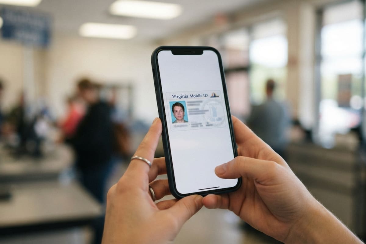 El Departamento de Vehículos Motorizados (DMV) de Virginia lanzó Virginia Mobile ID