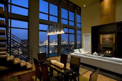 El departamento en Nashville con una vista espectacular de la ciudad