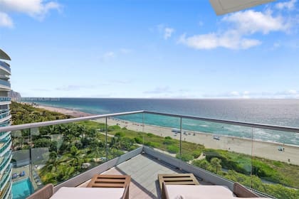 El departamento tiene vistas únicas al Océano Atlántico