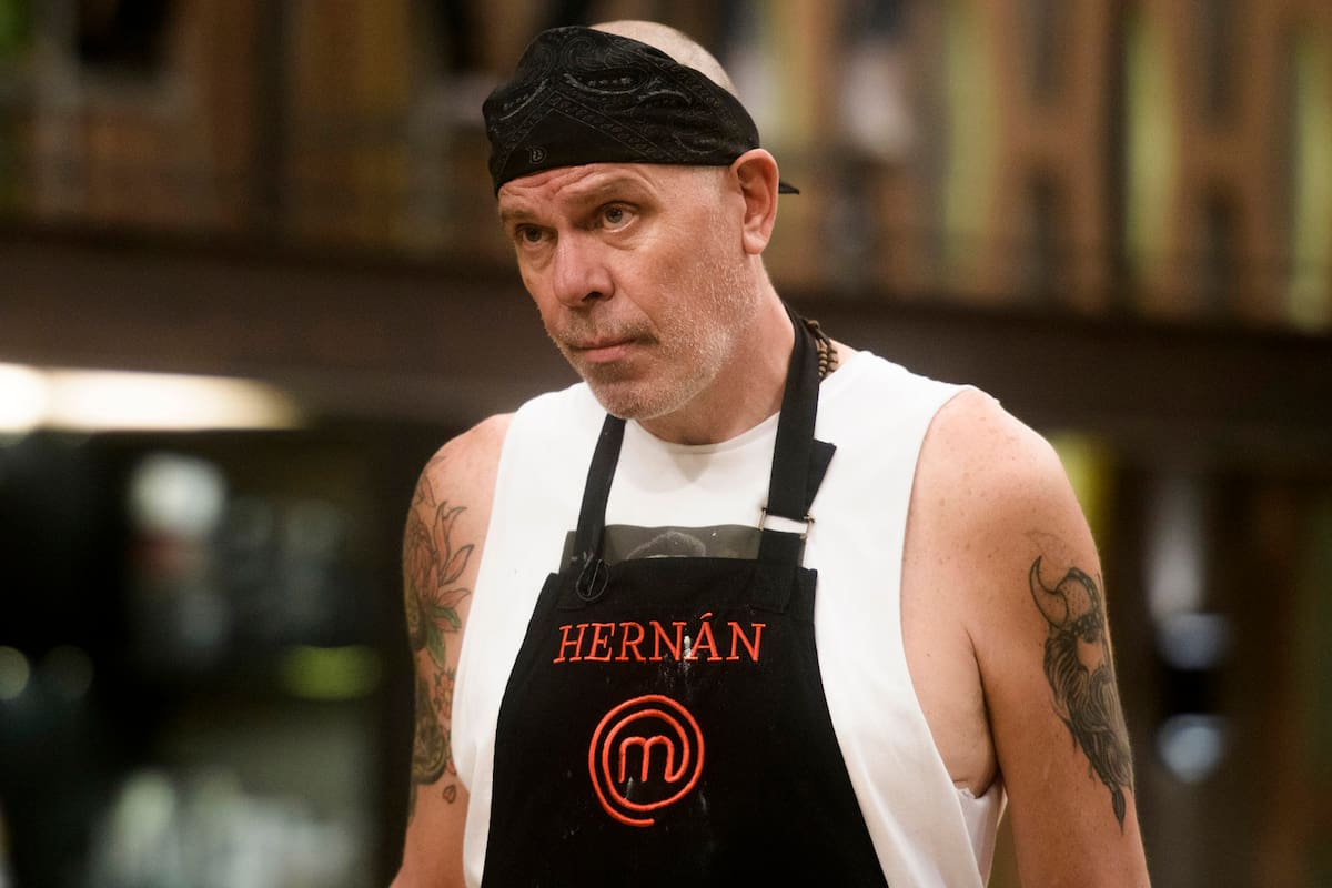 El deportista tuvo un tenso intercambio con el jurado.