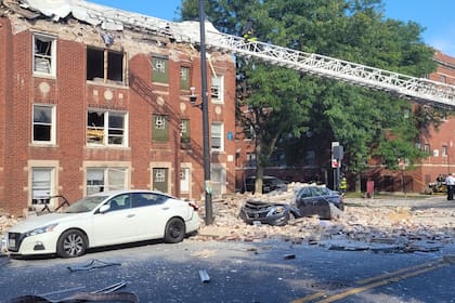 El derrumbe de un edificio en Chicago dejó varios heridos