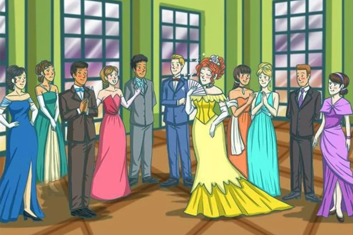 El desafío consta en encontrar la figura fantasmal en la imagen.