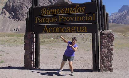 El desafío de ir al Aconcagua en 2015 fue uno de los momentos más hermosos que atesora en su corazón.