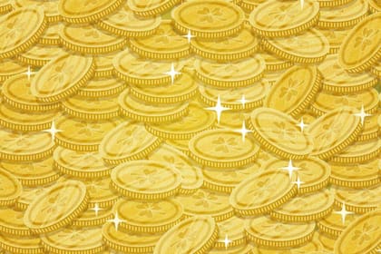 El desafío visual consiste en encontrar cuatro herraduras en medio de las monedas de oro