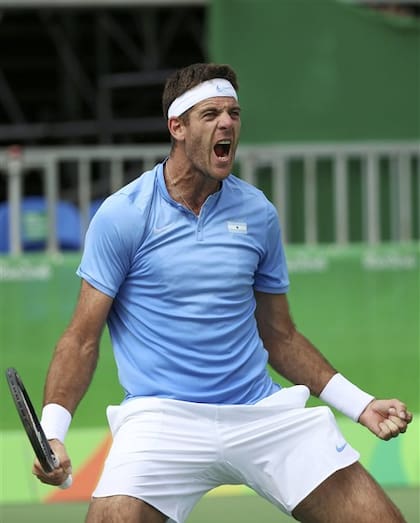 El desahogo de Del Potro tras vencer a Taro Daniel