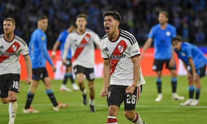 El desahogo de Galván tras convertir el primer gol
