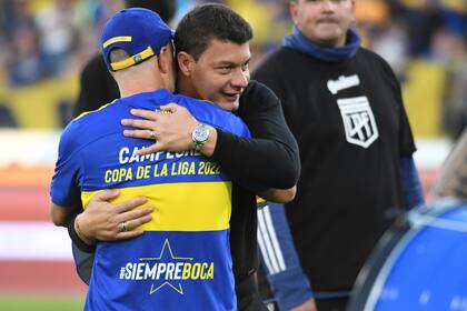El desahogo tras ganarle la final a Tigre en Córdoba por 3-0
