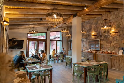 El desayunador del Ecohotel Posta de Purmamarca, en Jujuy