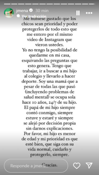 El descargo de Jimena Barón luego del polémico video de Daniel Osvaldo