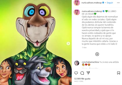 El descargo de la artista tras sufrir acoso en las redes sociales