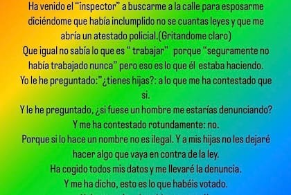 El descargo de la cantante en redes sociales