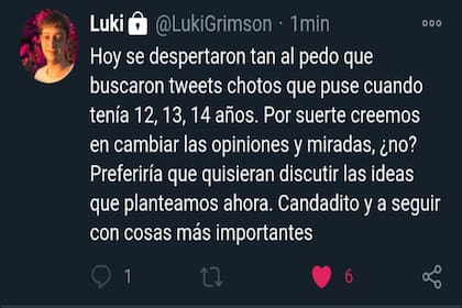 El descargo de Lucas Grimson tras la viralización de antiguos tuits xenófobos