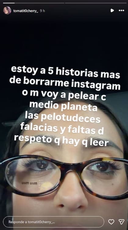 El descargo de Maia Reficco a través de las redes sociales