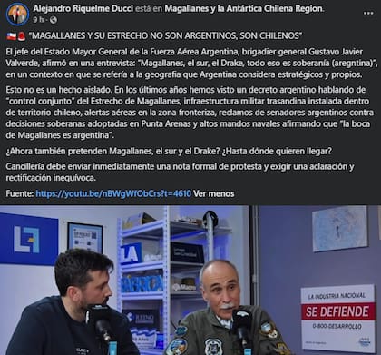 El descargo de Riquelme Ducci