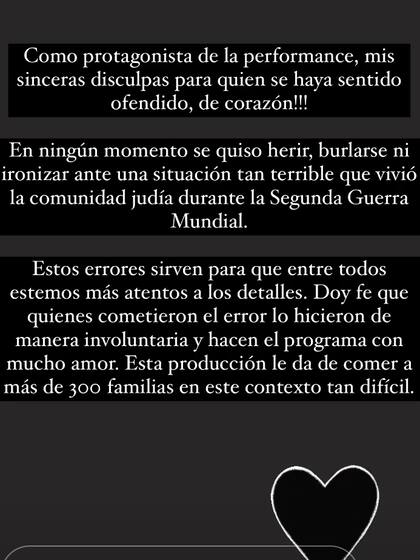 El descargo de Sofía Jujuy Jiménez