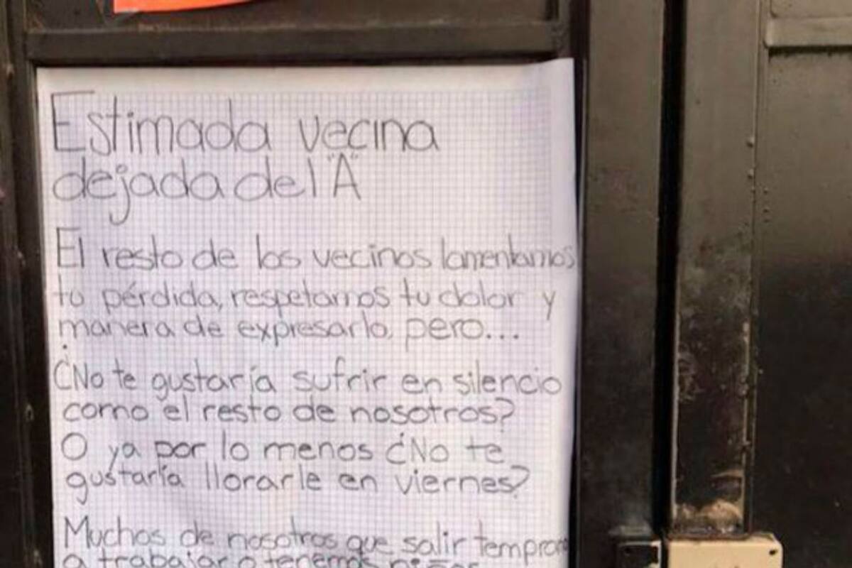 El descargo de una vecina se hizo viral