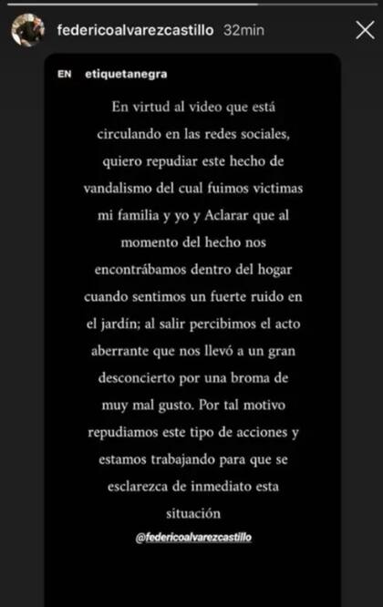 El descargo del empresario