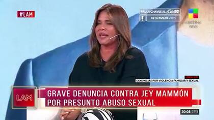 El desconsolado llanto de Nazarena en vivo: "Lo quiero mucho a Jey"
