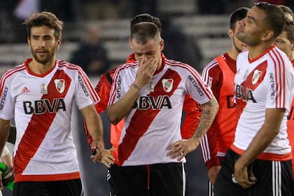 El desconsuelo de River tras la eliminación