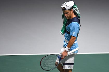 El desconsuelo de Schwartzman por una derrota quizás inesperada