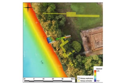 El descubrimiento se produjo cerca del palatium, en el lado occidental de la isla