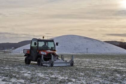 El descubrimiento se realizó sin realizar excavaciones y con un radar de penetración terrestre