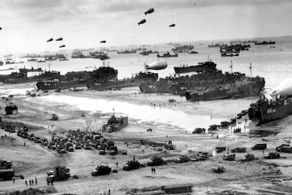 El desembarco en Normandía, en 1944