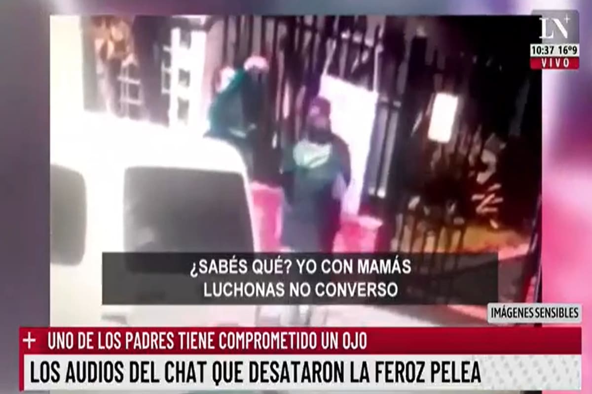 El desencadenante de la agresión fue que una madre le dijo a la otra "mamá luchona".