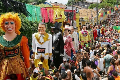 El desfile de los muñecos gigantes, un clásico