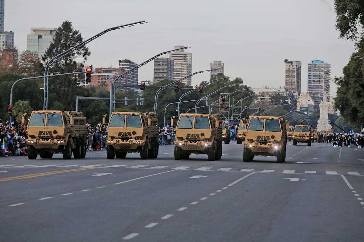 El desfile del 9 de julio por el día de la Independencia