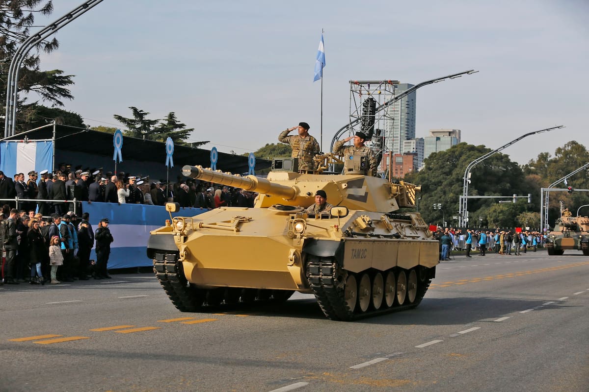 El desfile del 9 de julio por el día de la Independencia