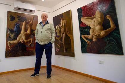 “El desnudo es muy rico, tiene todo: color, volumen, textura", dice Lascano