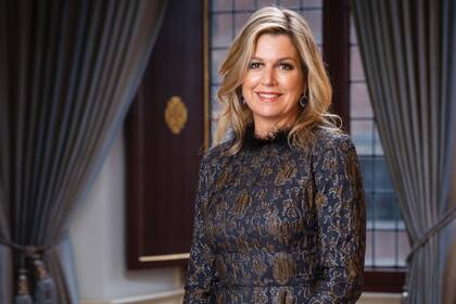 El despacho de Máxima de Holanda combina el estilo tradicional palaciego con toques de modernidad y exotismo