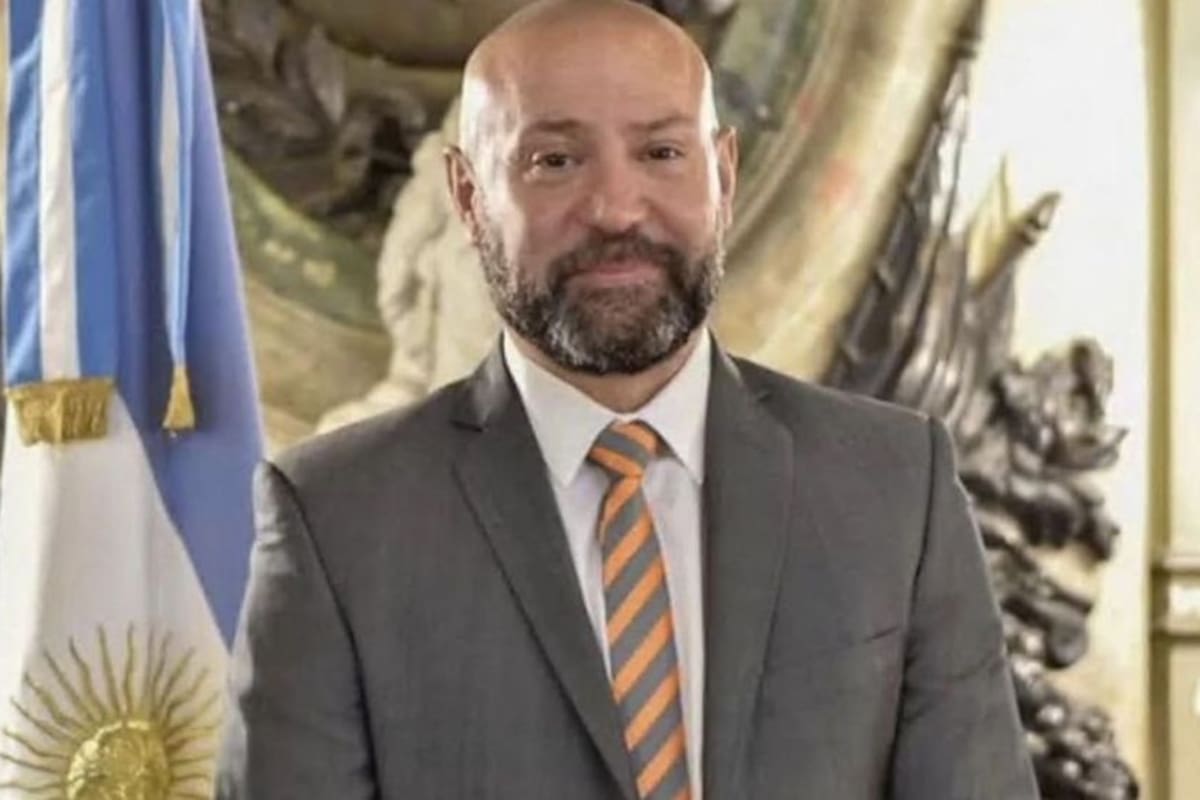 El despedido titular de la Agencia Nacional de Discapacidad, Diego Spagnuolo, en la Casa Rosada