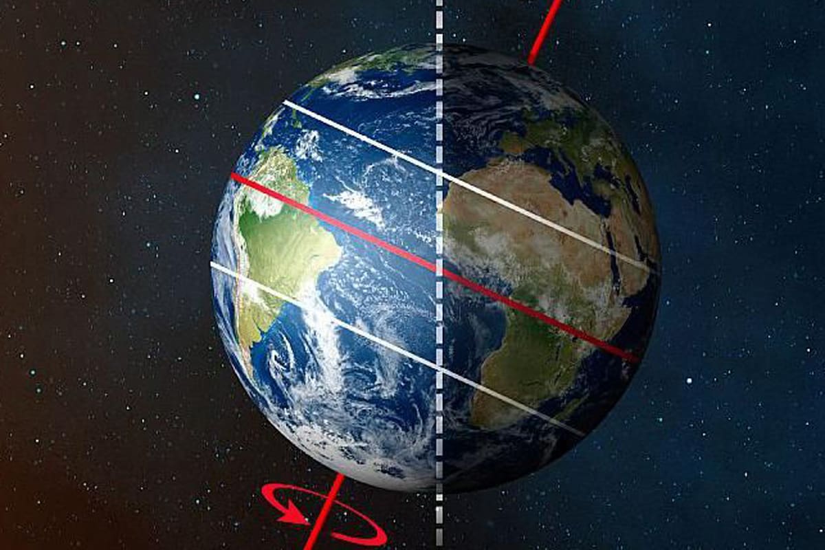 El desplazamiento de grandes cantidades de agua afecta la distribución de masa en la Tierra