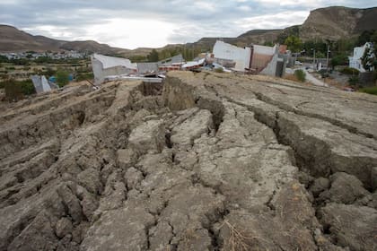 El desplazamiento del cerro Hermitte en Comodoro Rivadavia se registró ayer por la madrugada