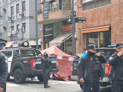 El despliegue de la Policía de la Ciudad y el SAME en Belgrano
