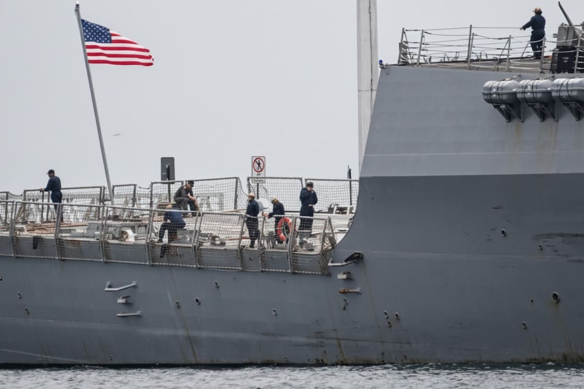 El destructor lleva el nombre del Contraalmirante William T. Sampson (Foto: AFP)