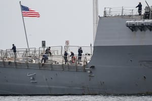 El destructor lleva el nombre del Contraalmirante William T. Sampson (Foto: AFP)