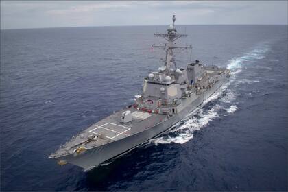 El destructor USS Gridley de la Armada de EE.UU. cuenta con con sistemas de radar y misiles de alta tecnología para enfrentar amenazas
