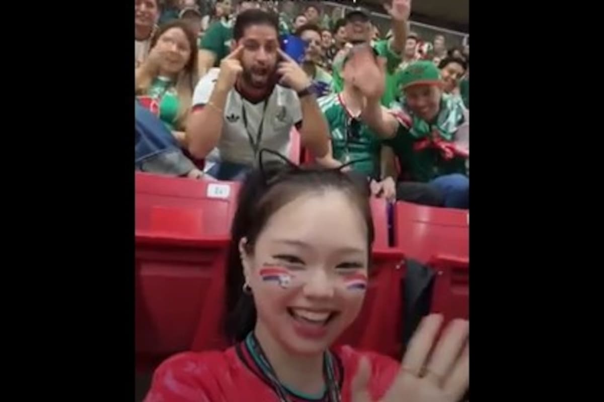 El desubicado gesto del hincha mexicano