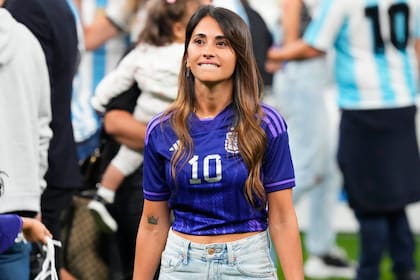 El detalle del look de Antonela Roccuzzo en el partido Argentina-Panamá que sorprendió a los hinchas: ¿Y la cábala?